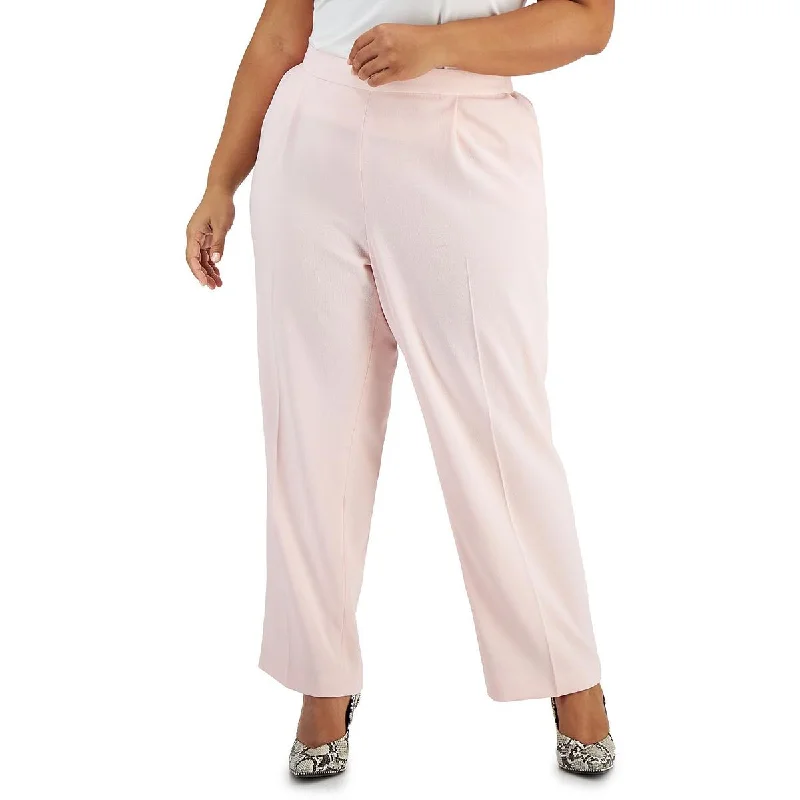 Bar III Womens Plus High Rise Work Wear Trouser Pants