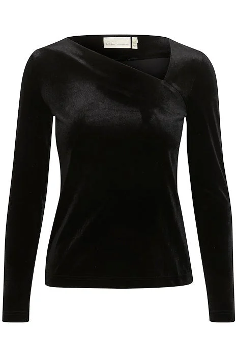 Inwear Jita Top in Black Velvet