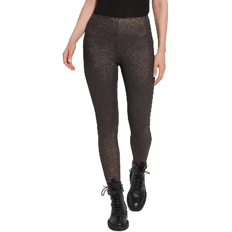 Lysse Womens Metallic Coated Leggings