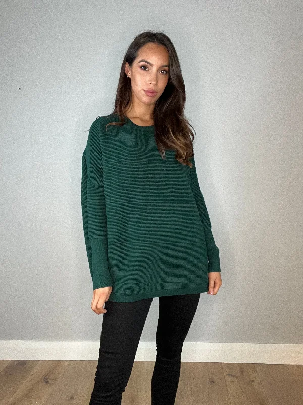 Paisie Green Cape Jumper