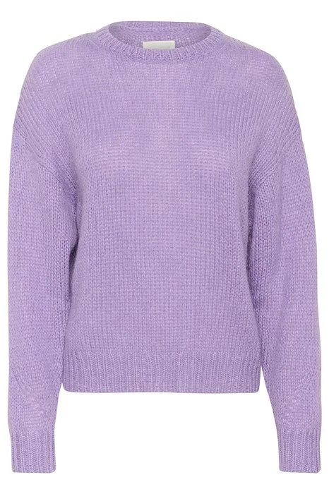 Part two Lindi Knit in Chalk Violet