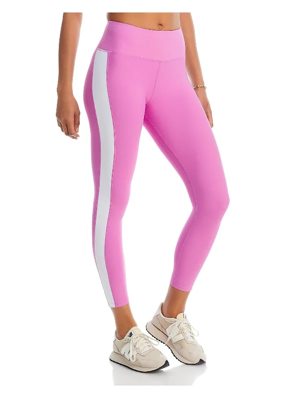 Womens Contrast Trim Polyester Leggings